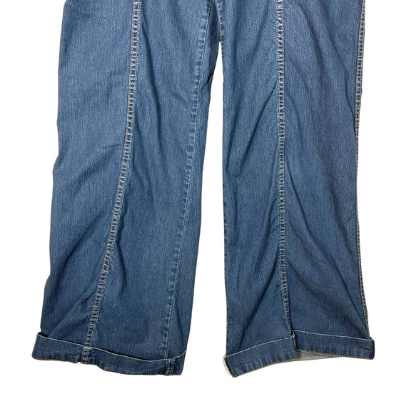 Levis Jeans Rare Wide Leg Button Up Pockets Tab Flare Low Rise 90s Vintage - Picture 5 of 15